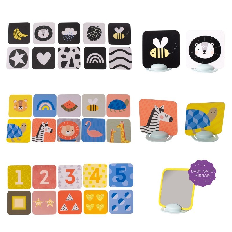 Παιχνίδι Δραστηριοτήτων με Κάρτες My 1st Tummy Time Cards, Taf Toys